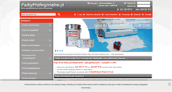 Desktop Screenshot of farbyprofesjonalne.pl